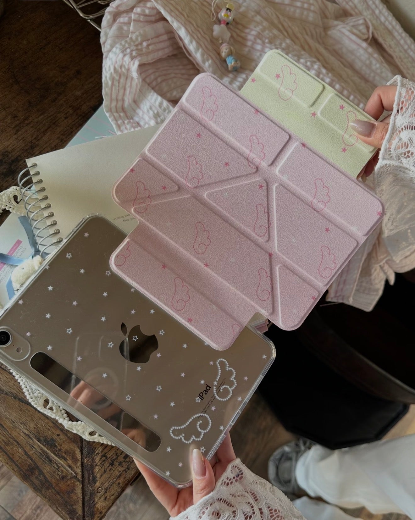 pastel block wings case