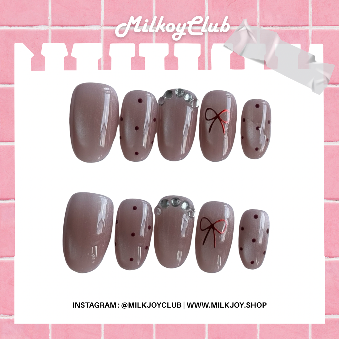 dark nude ribbon