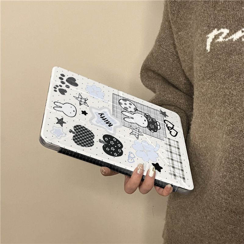 miffy b&w ipad case