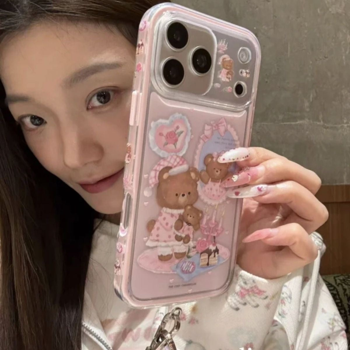 rose garden bear case