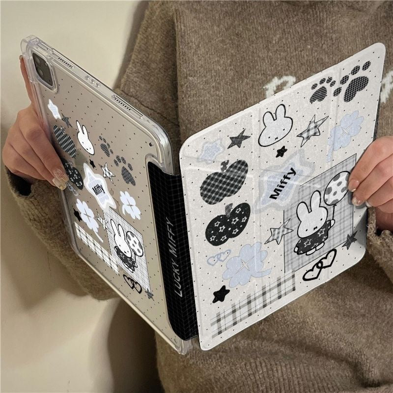 miffy b&w ipad case