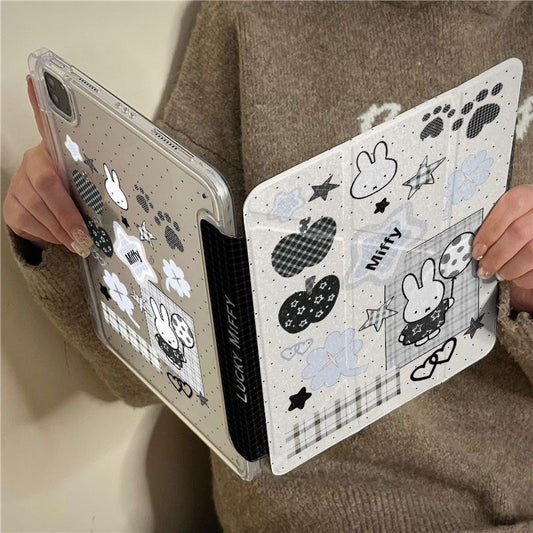 miffy b&w ipad case