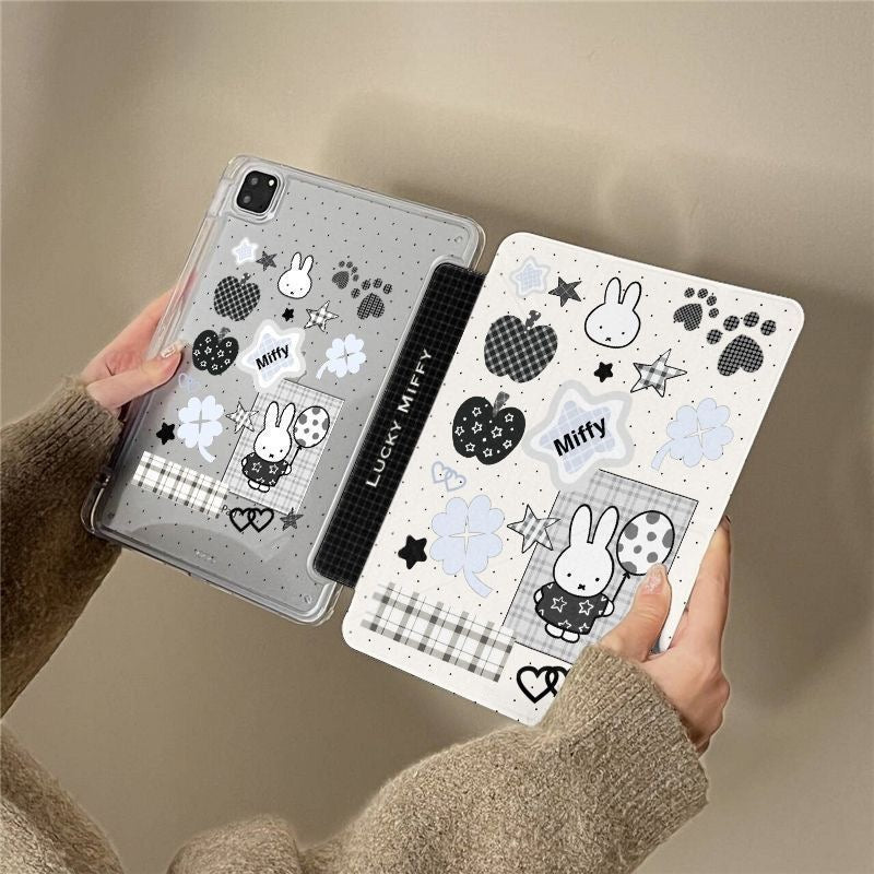 miffy b&w ipad case