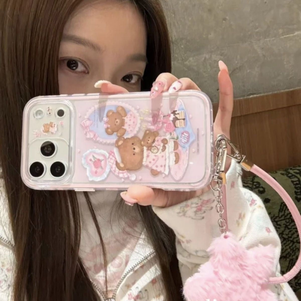 rose garden bear case