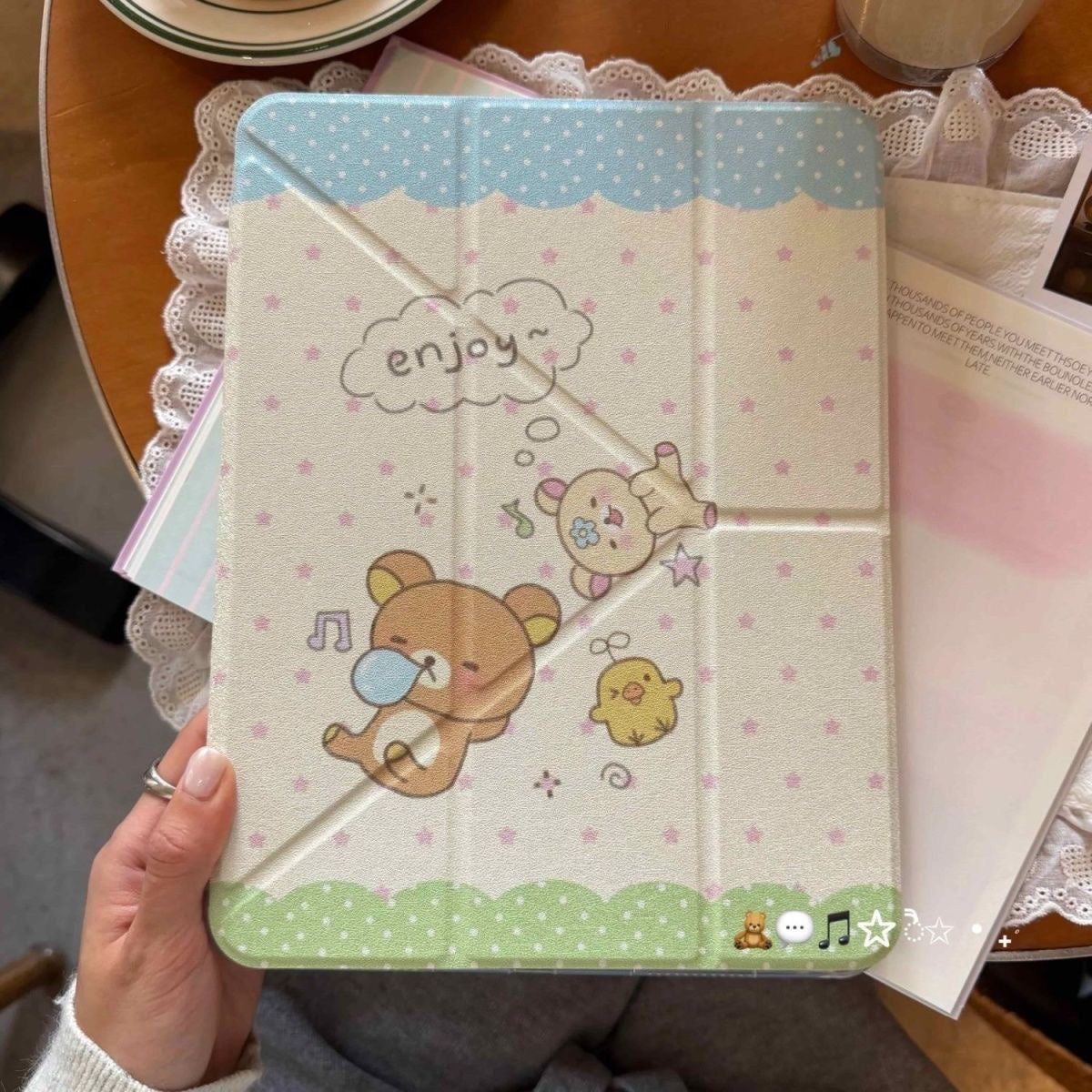 old school rilakkuma case