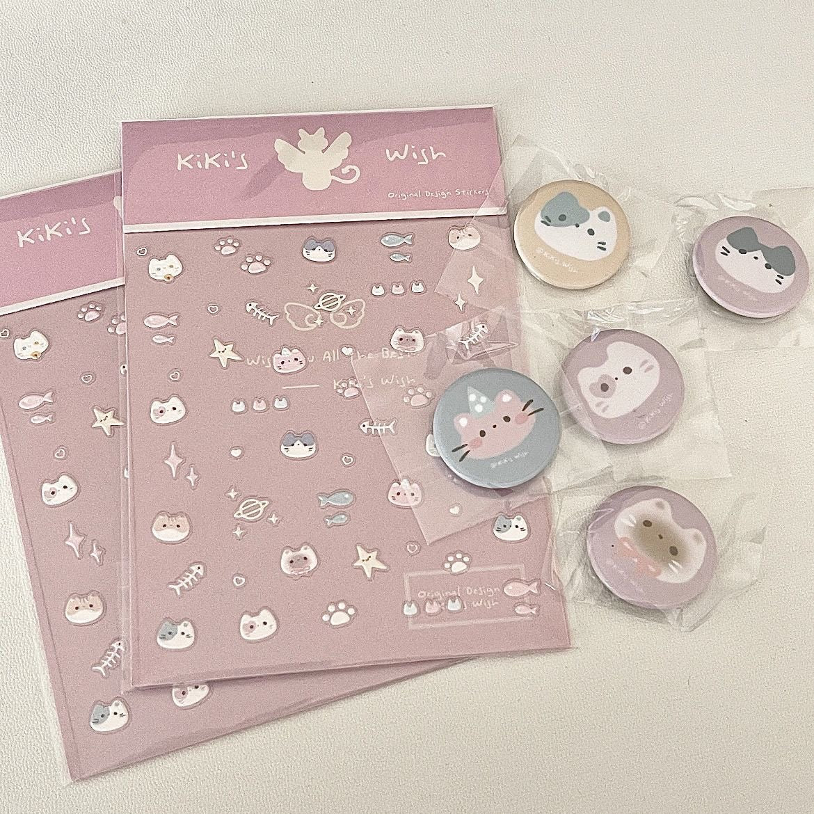 kiki’s wish stickers